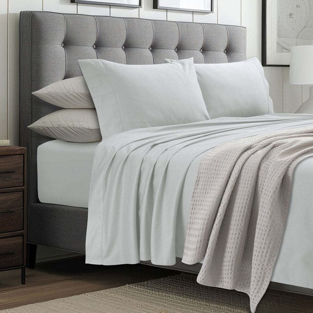 Taies d'oreiller Tribeca Living en coton égyptien 1000 fils (lot de 2)