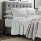 Taies d'oreiller Tribeca Living en coton égyptien 1000 fils (lot de 2)