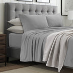 Taies d'oreiller Tribeca Living en coton égyptien 1000 fils (lot de 2)