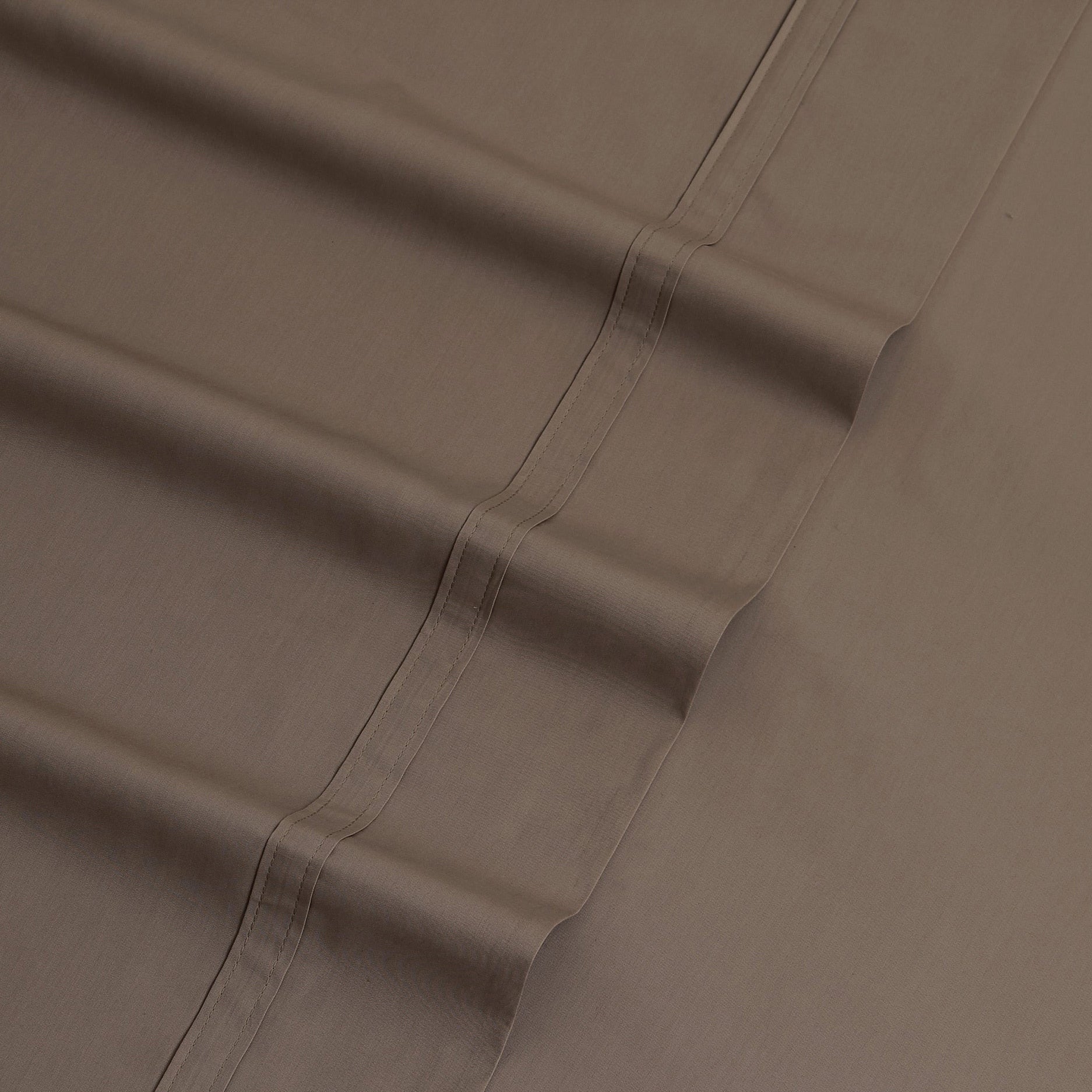 Parure de lit Tribeca Living en percale de coton à poches extra-profondes avec drap plat surdimensionné