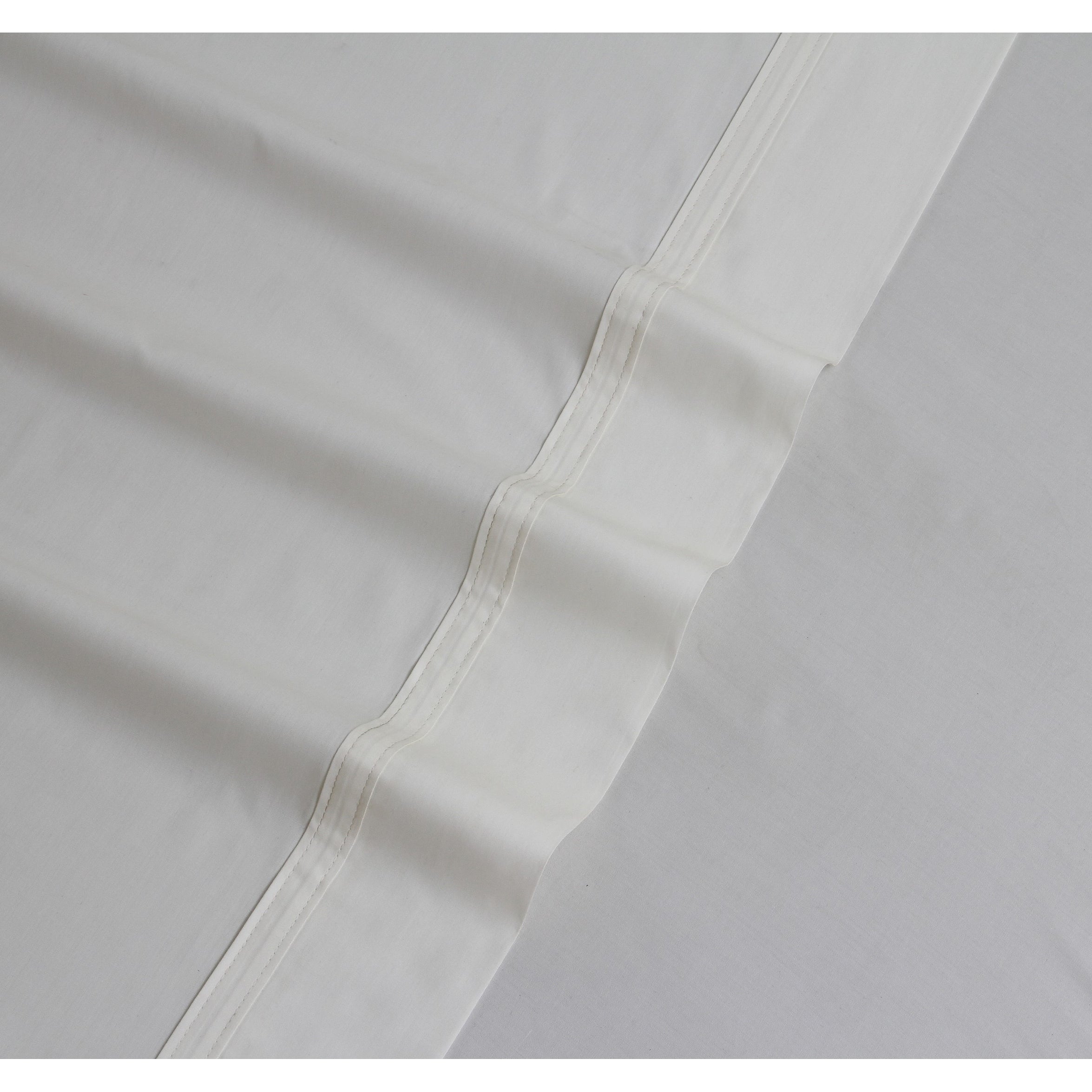 Parure de lit Tribeca Living en percale de coton à poches extra-profondes avec drap plat surdimensionné