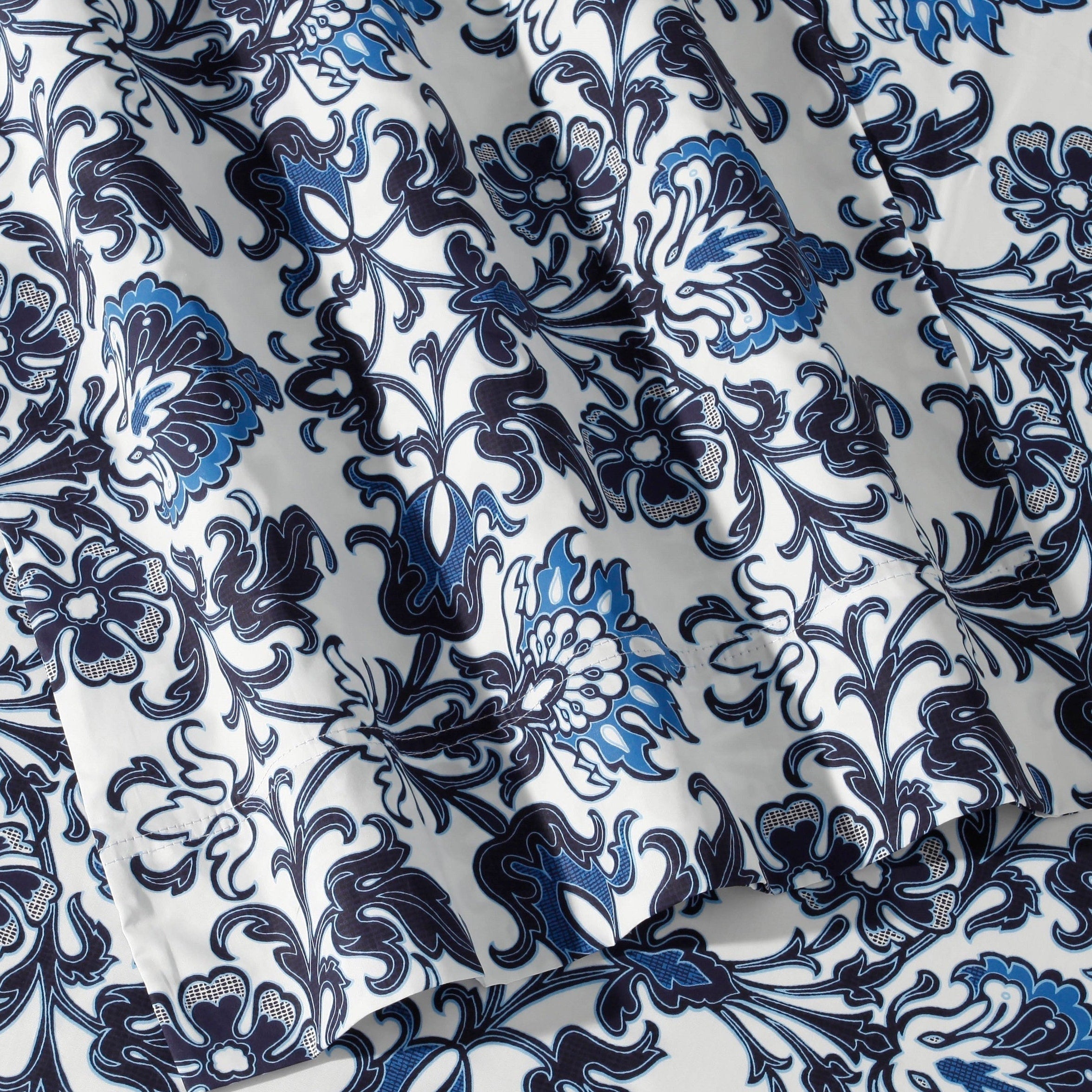 Parure de lit Tribeca Living en percale de coton à poches extra-profondes avec drap plat surdimensionné