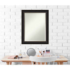 Miroir mural biseauté pour salle de bain - Cadre en bronze huilé Trio - Bronze huilé Trio