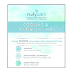 Ensemble housse de couette 3 pièces antimicrobienne Truly Calm Silver Cool