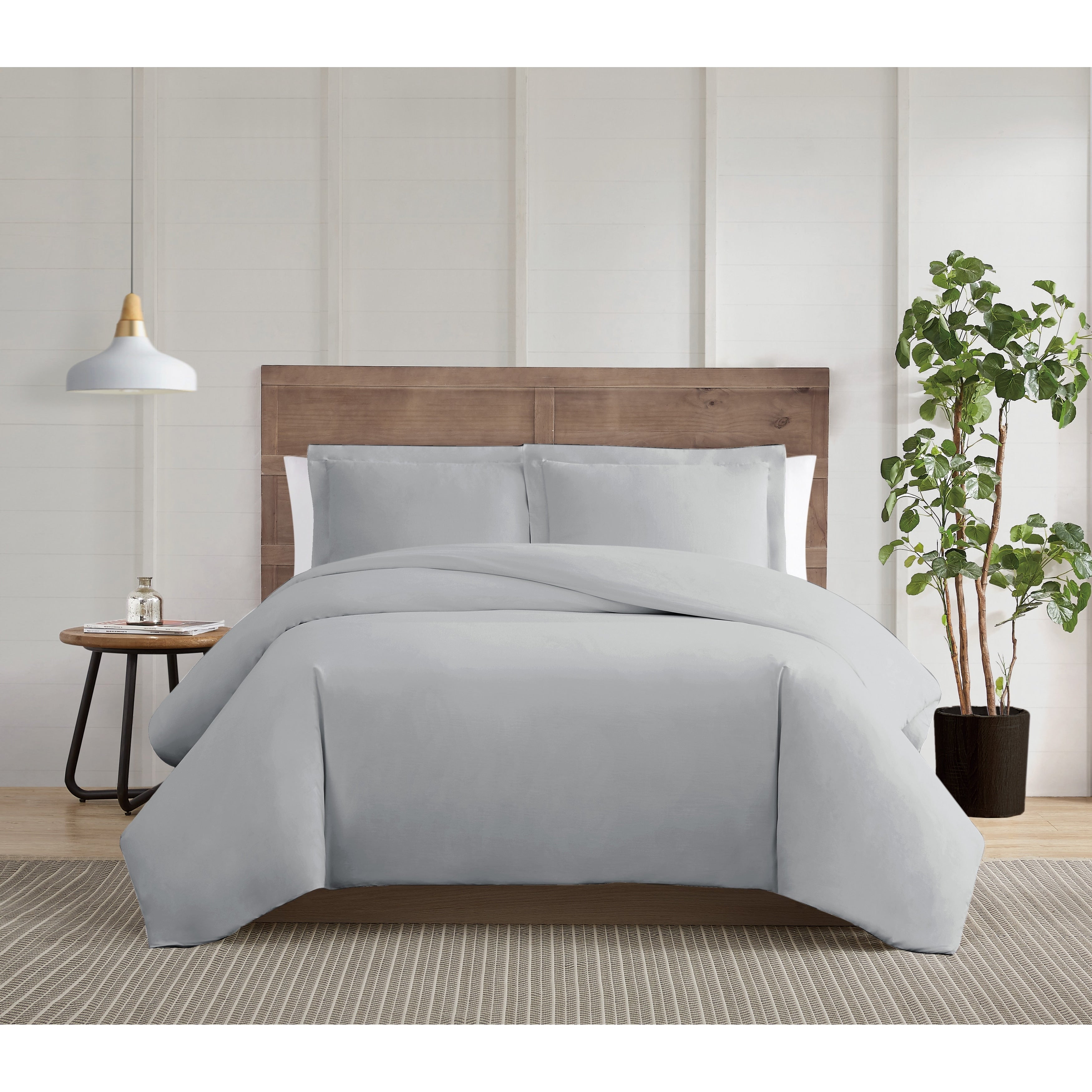 Ensemble housse de couette 3 pièces antimicrobienne Truly Calm Silver Cool