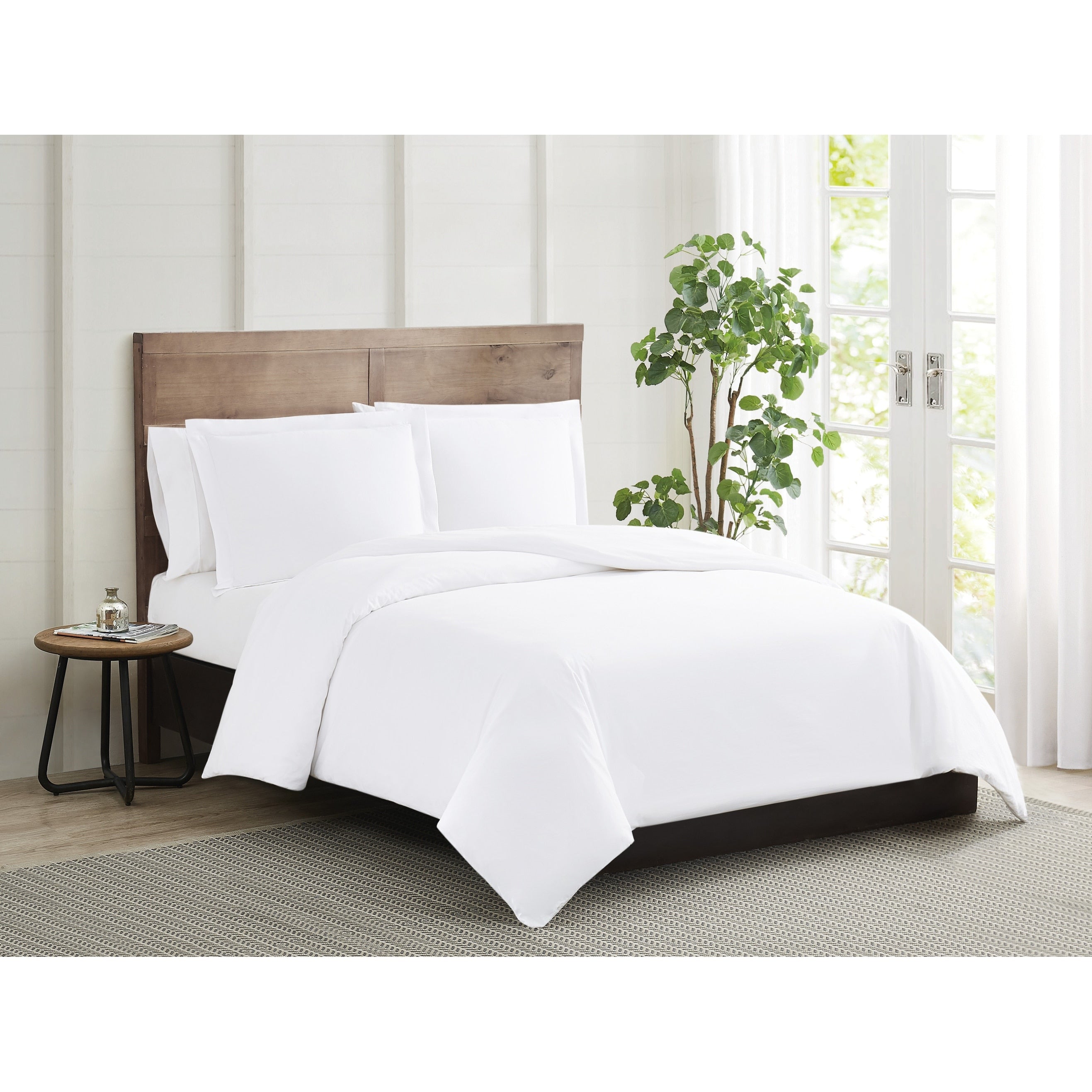 Ensemble housse de couette 3 pièces antimicrobienne Truly Calm Silver Cool