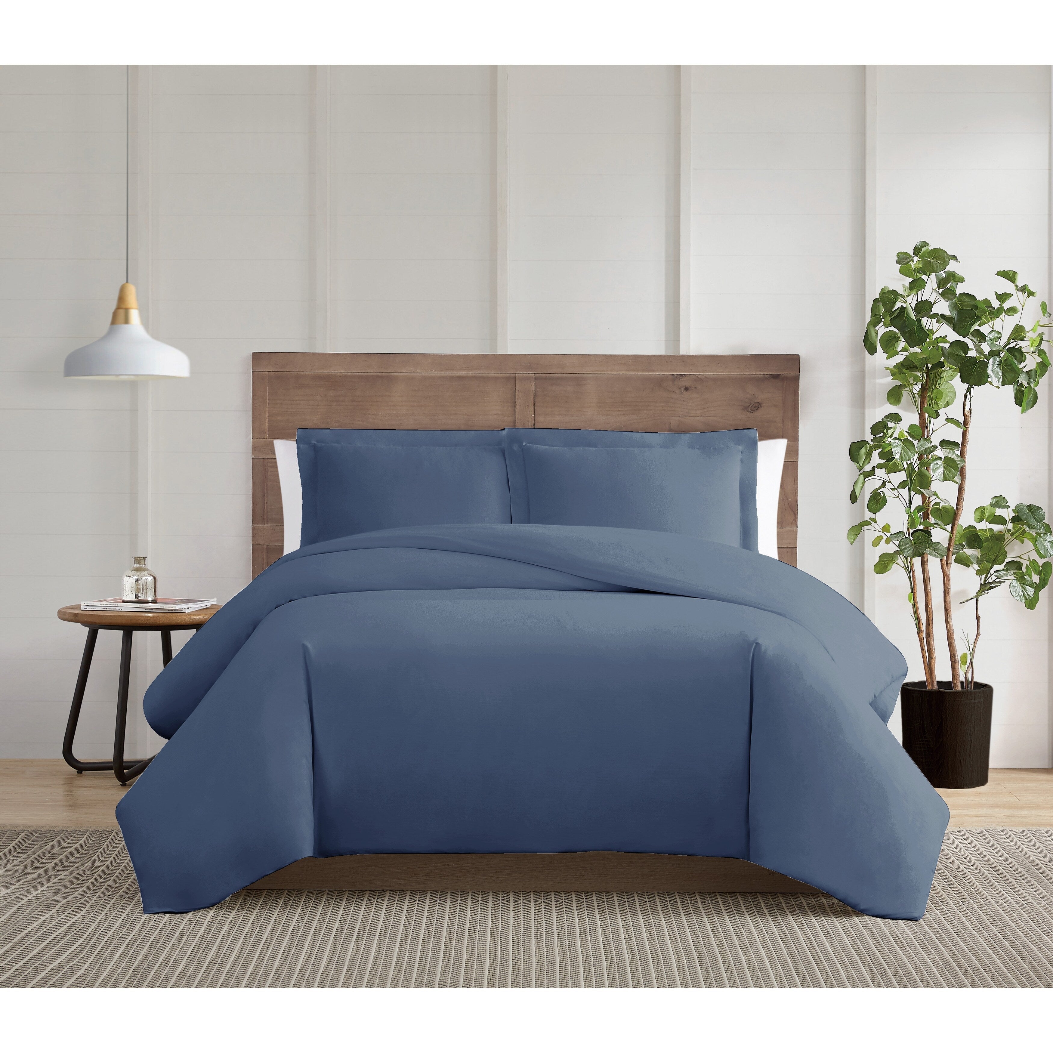 Ensemble housse de couette 3 pièces antimicrobienne Truly Calm Silver Cool