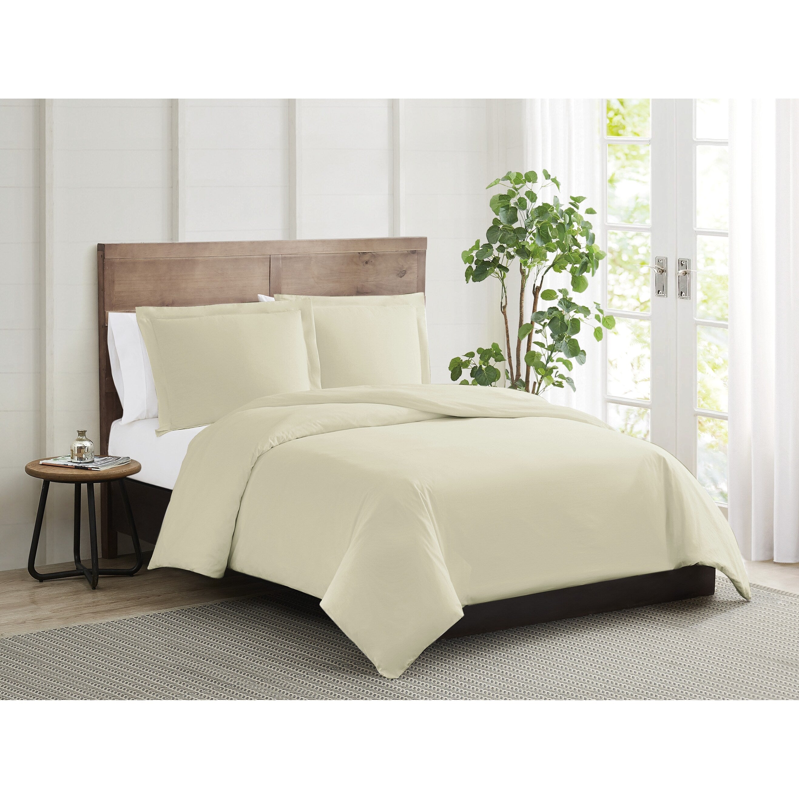 Ensemble housse de couette 3 pièces antimicrobienne Truly Calm Silver Cool