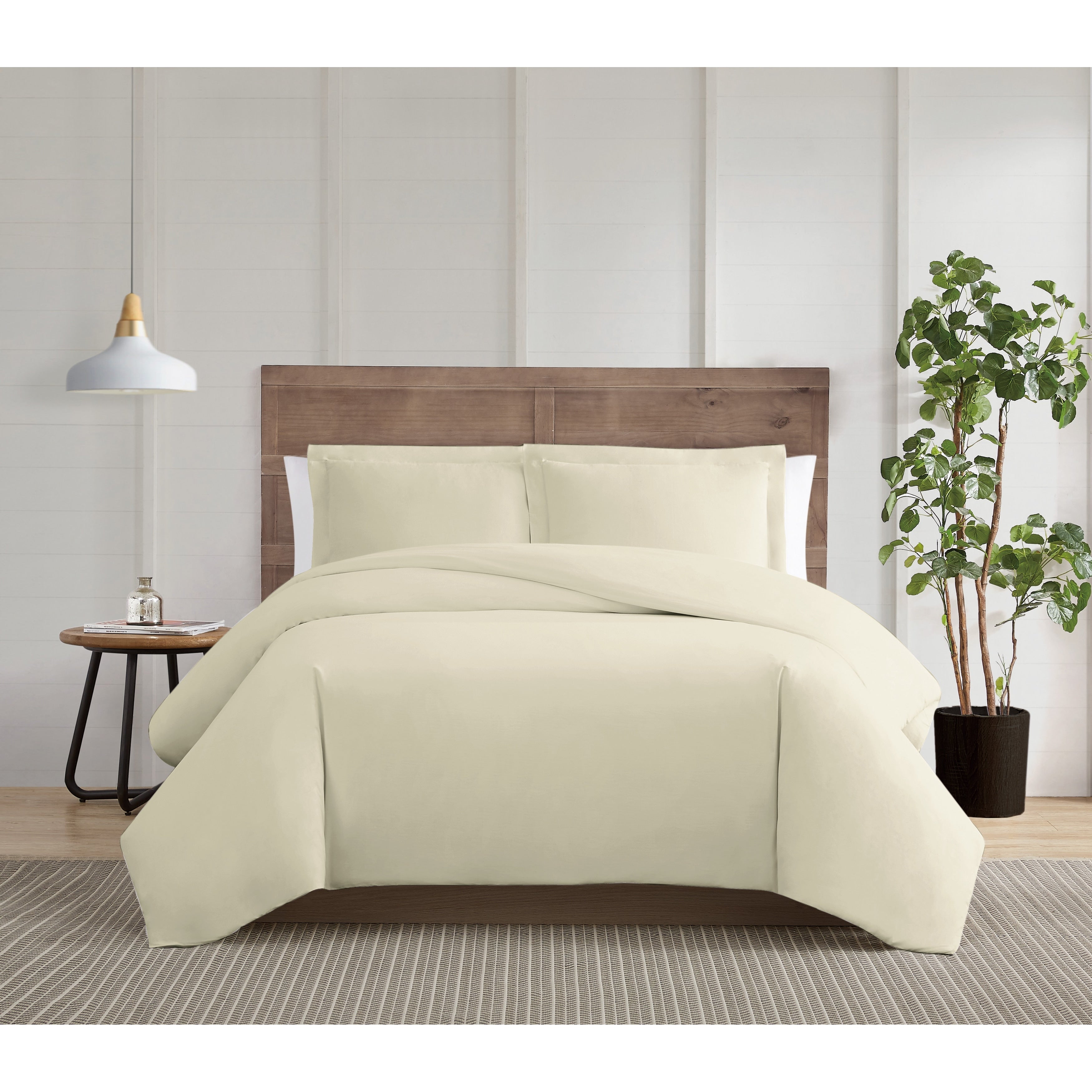 Ensemble housse de couette 3 pièces antimicrobienne Truly Calm Silver Cool