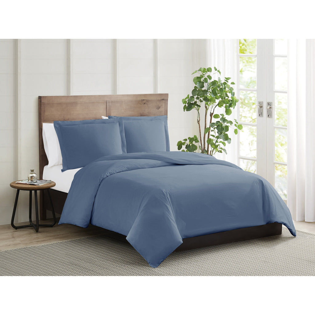 Ensemble housse de couette 3 pièces antimicrobienne Truly Calm Silver Cool