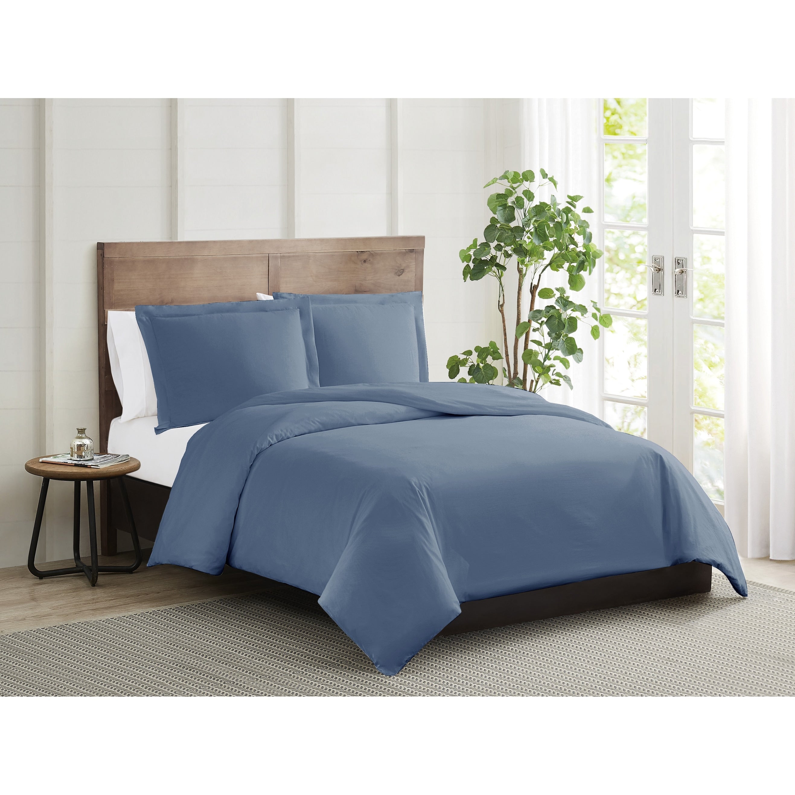 Ensemble housse de couette 3 pièces antimicrobienne Truly Calm Silver Cool