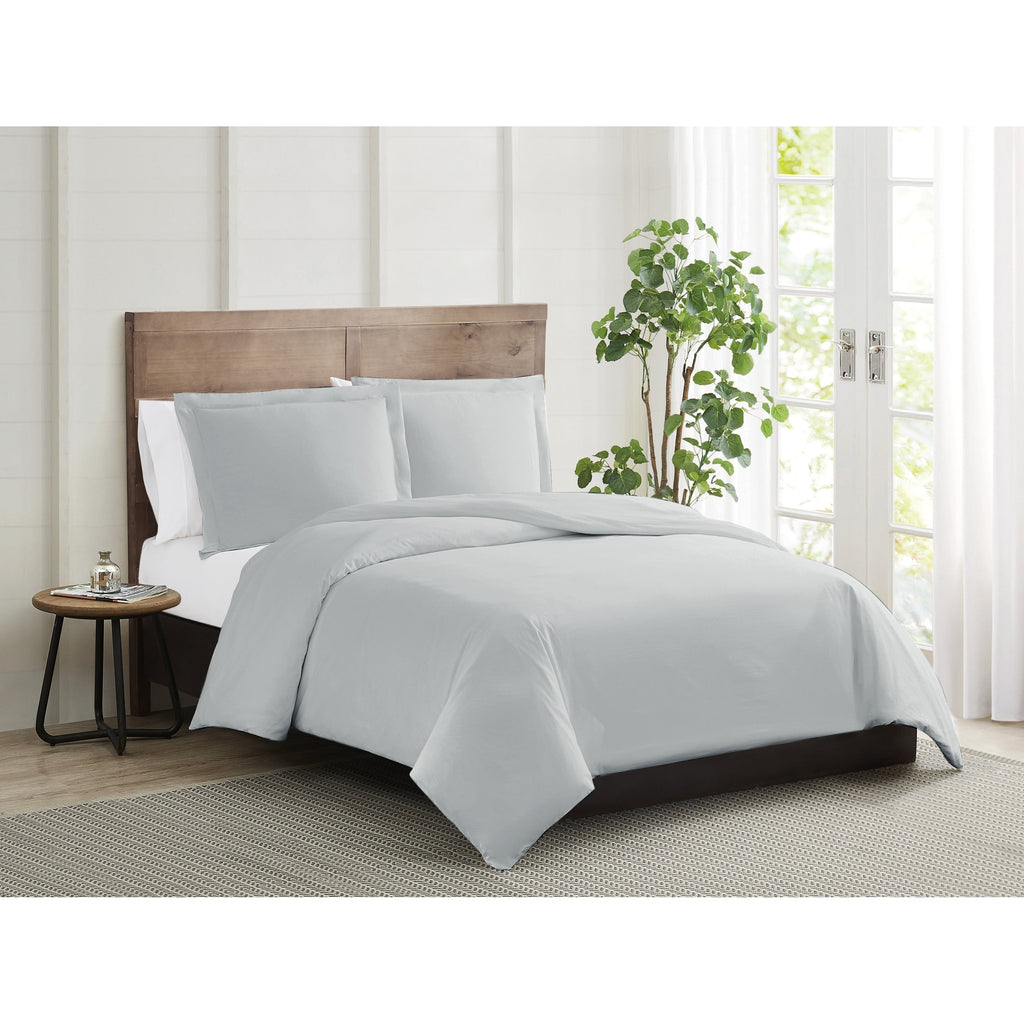 Ensemble housse de couette 3 pièces antimicrobienne Truly Calm Silver Cool