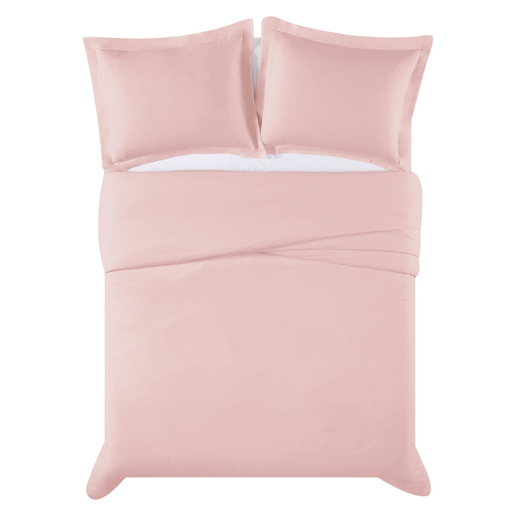 Ensemble housse de couette 3 pièces antimicrobienne Truly Calm Silver Cool