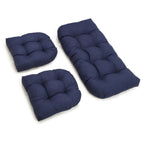 Tufted Outdoor Settee Cushion Set (Set of 3)