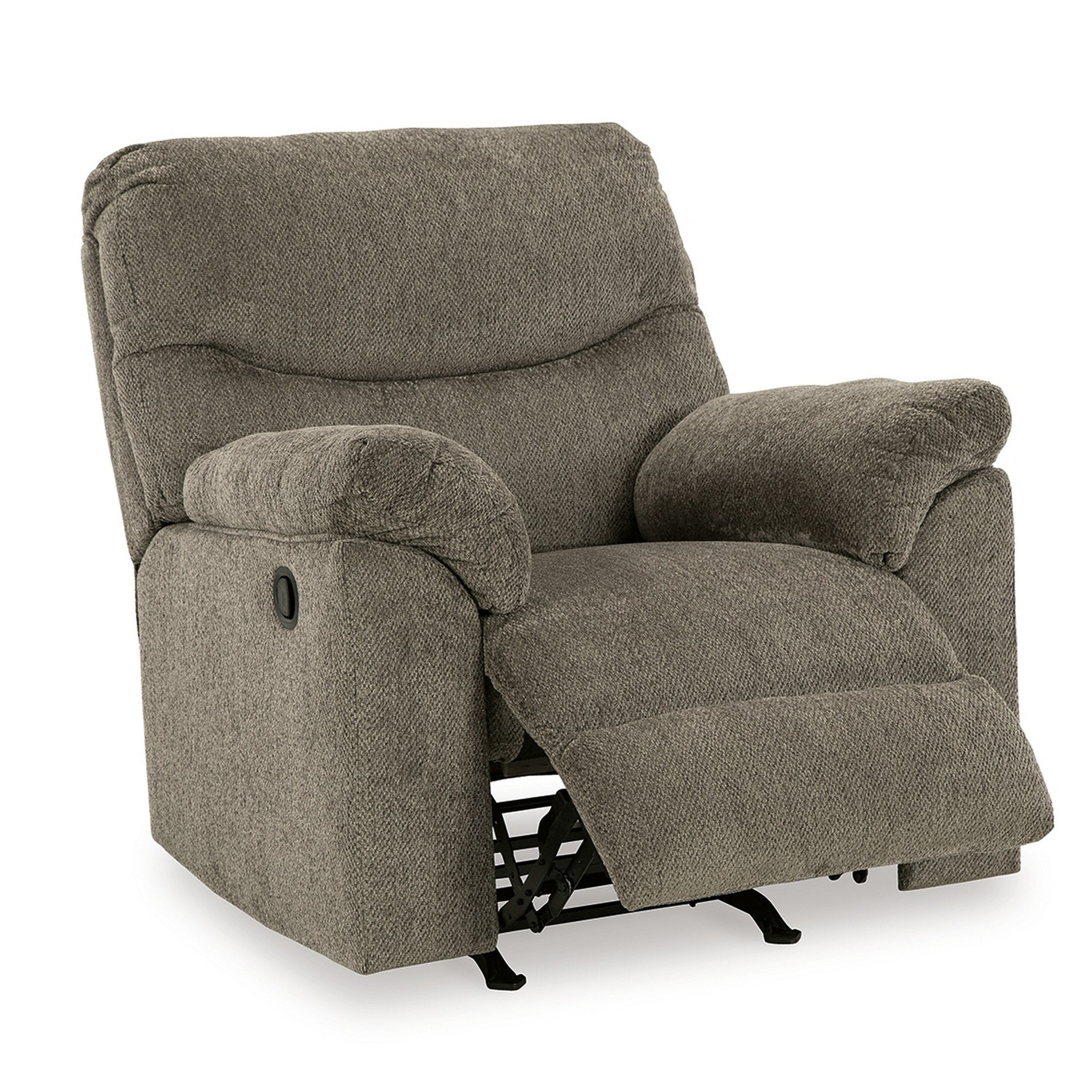 Fauteuil inclinable à bascule Tul, garnissage en mousse de polyester, polyester gris mastic