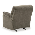 Fauteuil inclinable à bascule Tul, garnissage en mousse de polyester, polyester gris mastic