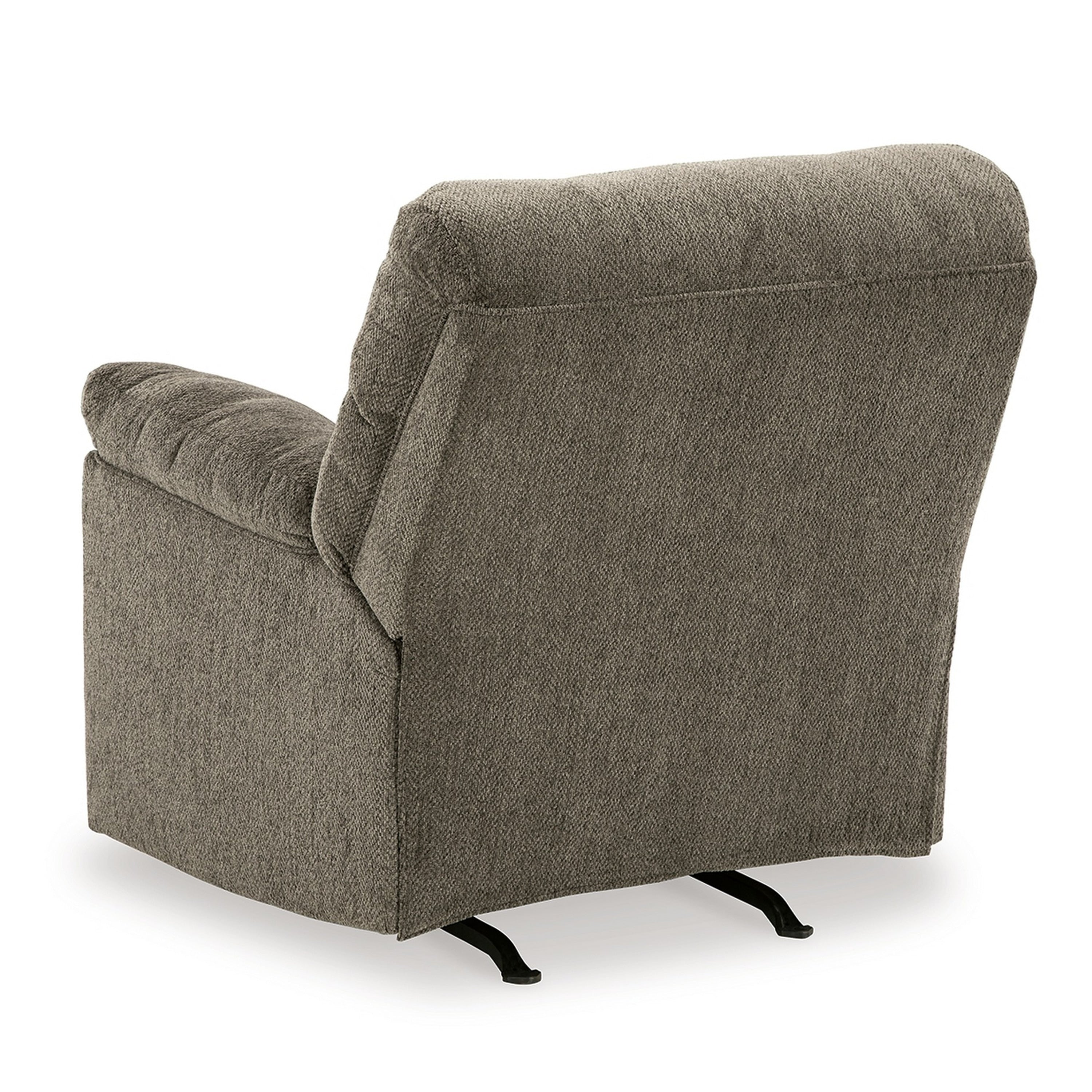 Fauteuil inclinable à bascule Tul, garnissage en mousse de polyester, polyester gris mastic