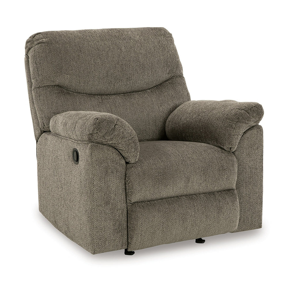 Fauteuil inclinable à bascule Tul, garnissage en mousse de polyester, polyester gris mastic