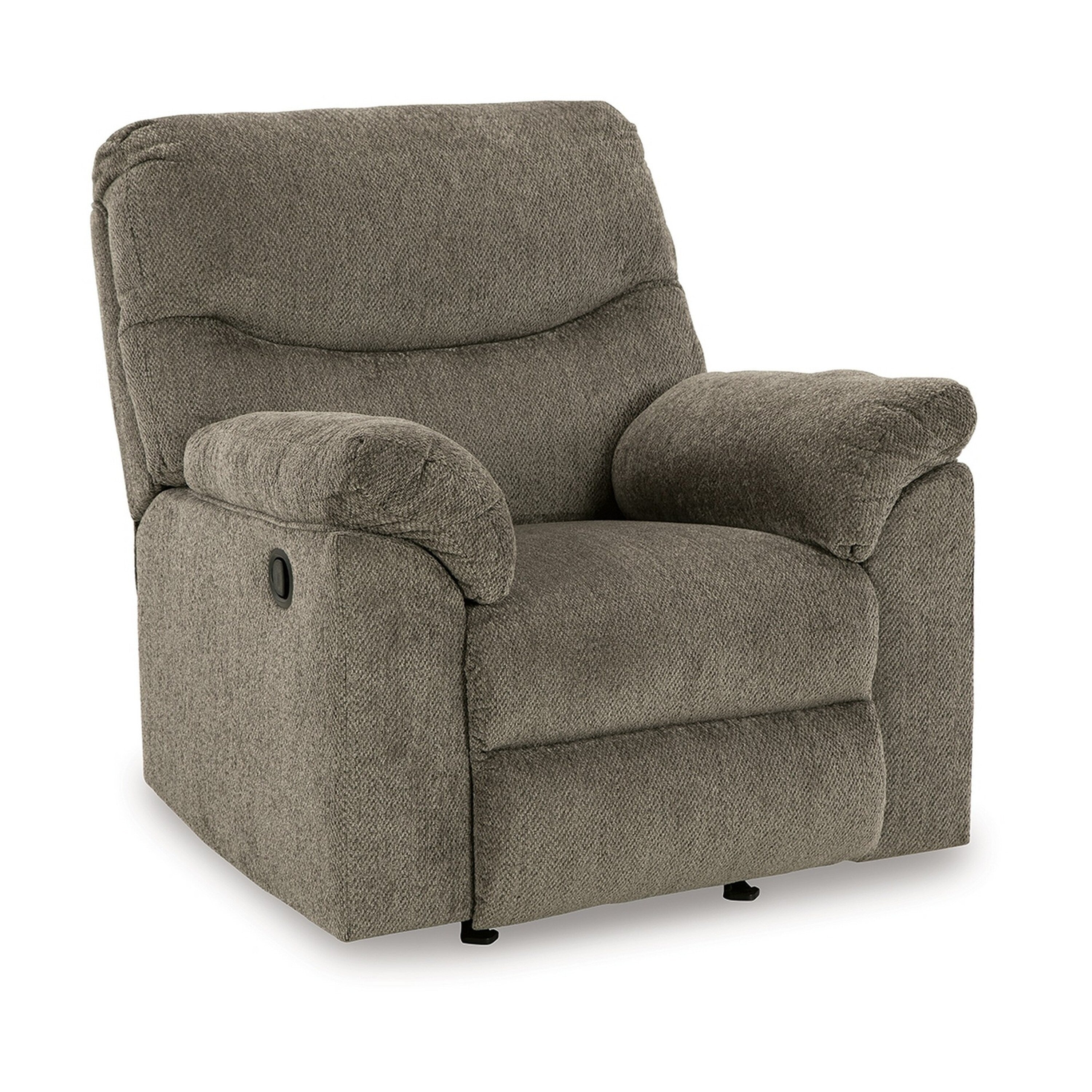 Fauteuil inclinable à bascule Tul, garnissage en mousse de polyester, polyester gris mastic