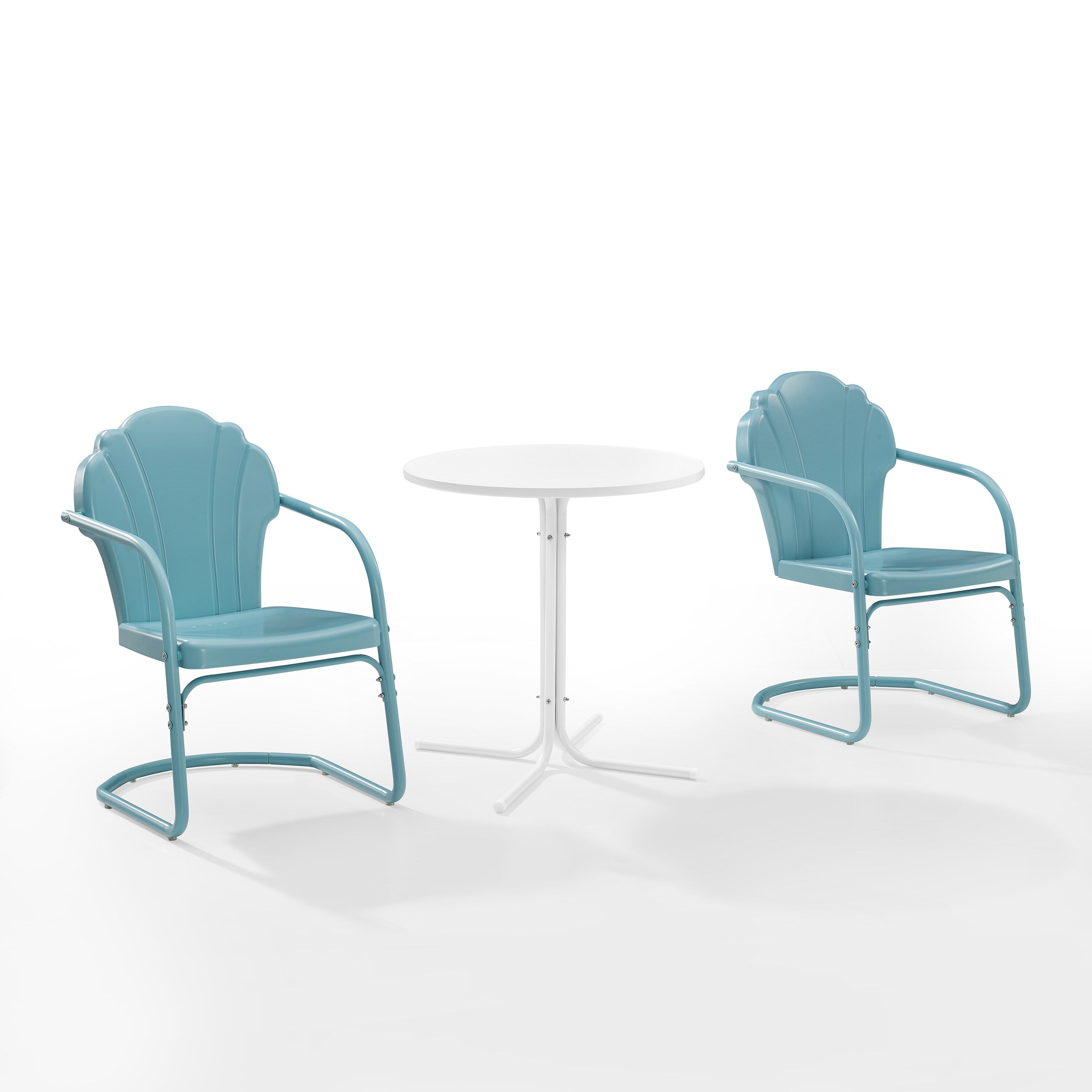 Ensemble bistro d'extérieur Crosley Tulip 3 pièces – 98 l x 29 p x 32,88 h