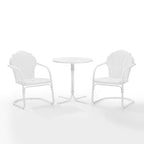 Ensemble bistro d'extérieur Crosley Tulip 3 pièces – 98 l x 29 p x 32,88 h