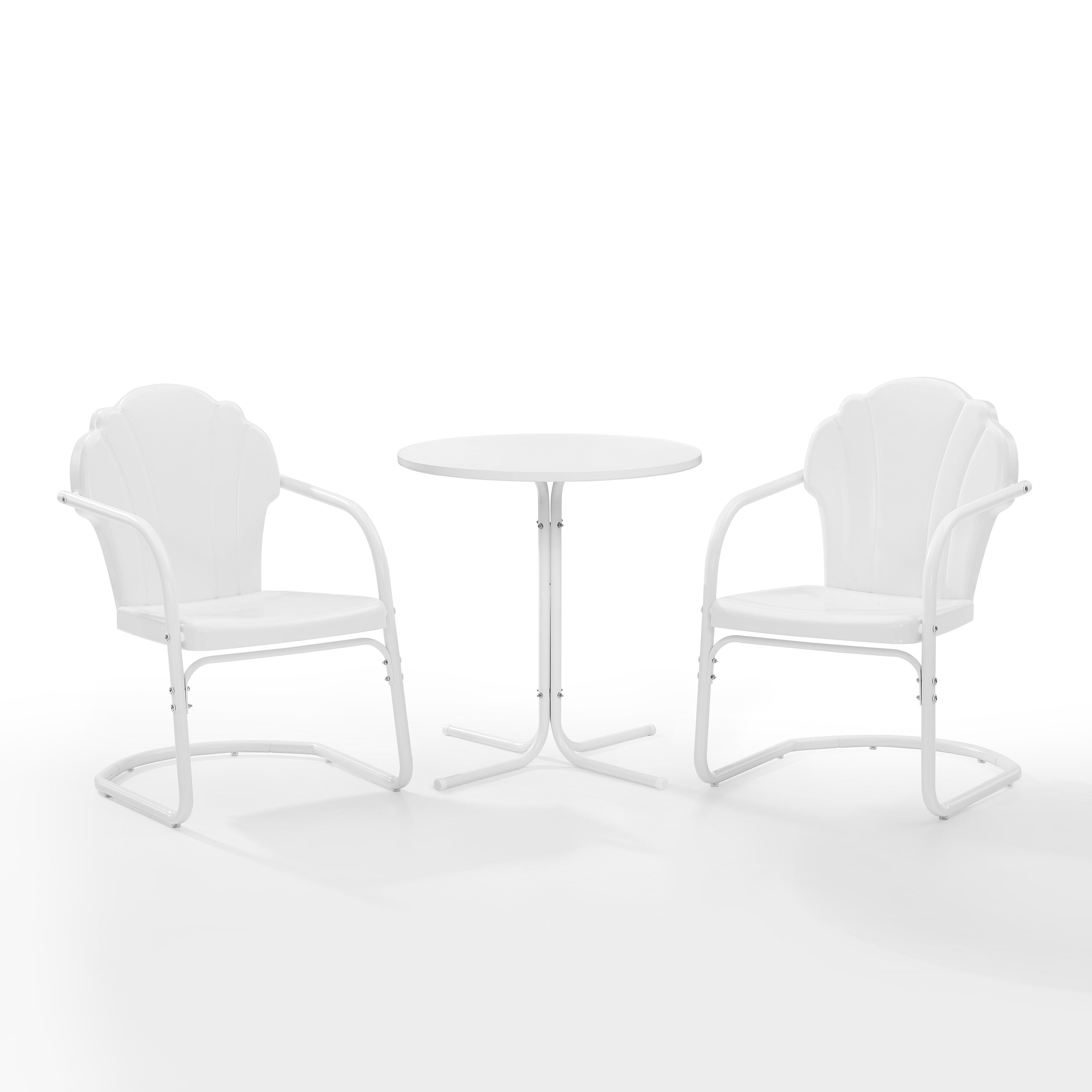 Ensemble bistro d'extérieur Crosley Tulip 3 pièces – 98 l x 29 p x 32,88 h