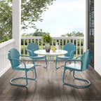 Ensemble de salle à manger d'extérieur Crosley Tulip 5 pièces - 98 L x 98 P x 32,88 H