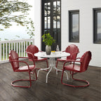 Ensemble de salle à manger d'extérieur Crosley Tulip 5 pièces - 98 L x 98 P x 32,88 H