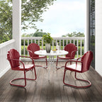 Ensemble de salle à manger d'extérieur Crosley Tulip 5 pièces - 98 L x 98 P x 32,88 H