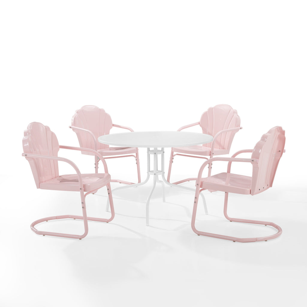 Ensemble de salle à manger d'extérieur Crosley Tulip 5 pièces - 98 L x 98 P x 32,88 H