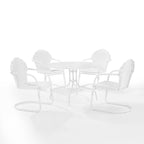 Ensemble de salle à manger d'extérieur Crosley Tulip 5 pièces - 98 L x 98 P x 32,88 H
