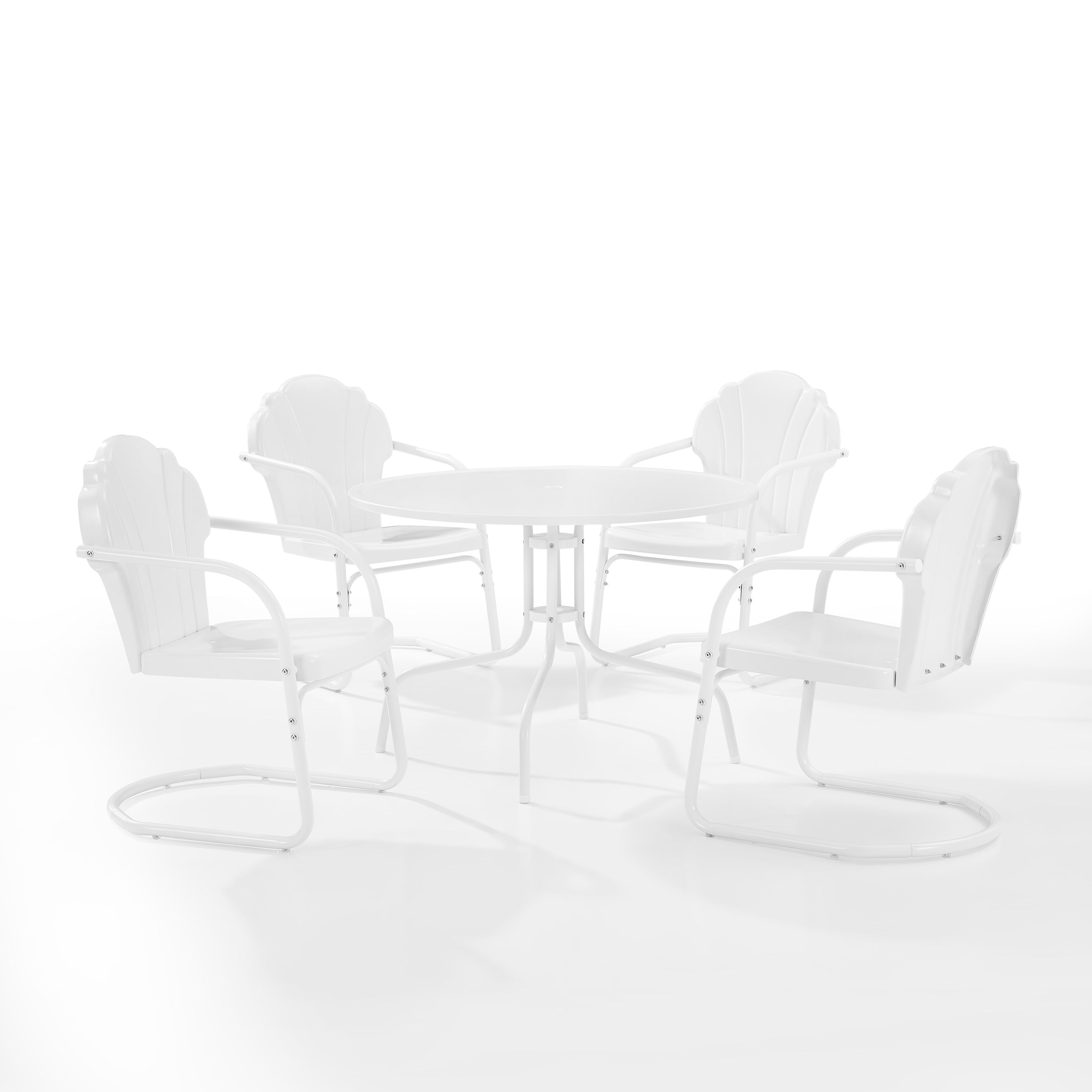 Ensemble de salle à manger d'extérieur Crosley Tulip 5 pièces - 98 L x 98 P x 32,88 H