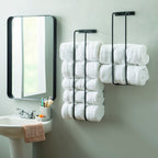 Porte-serviettes mural en métal Tuttle (lot de 2)