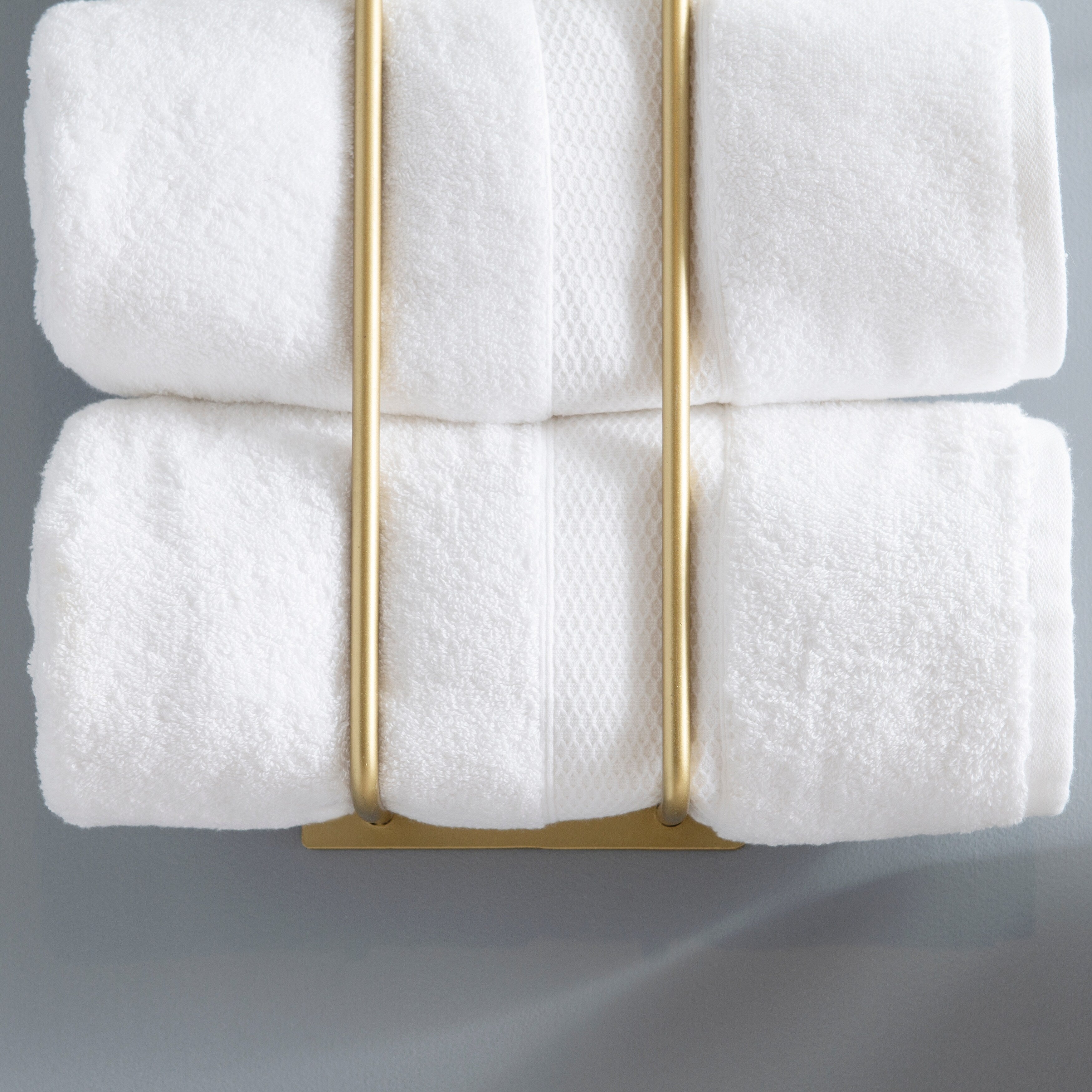 Porte-serviettes mural en métal Tuttle (lot de 2)