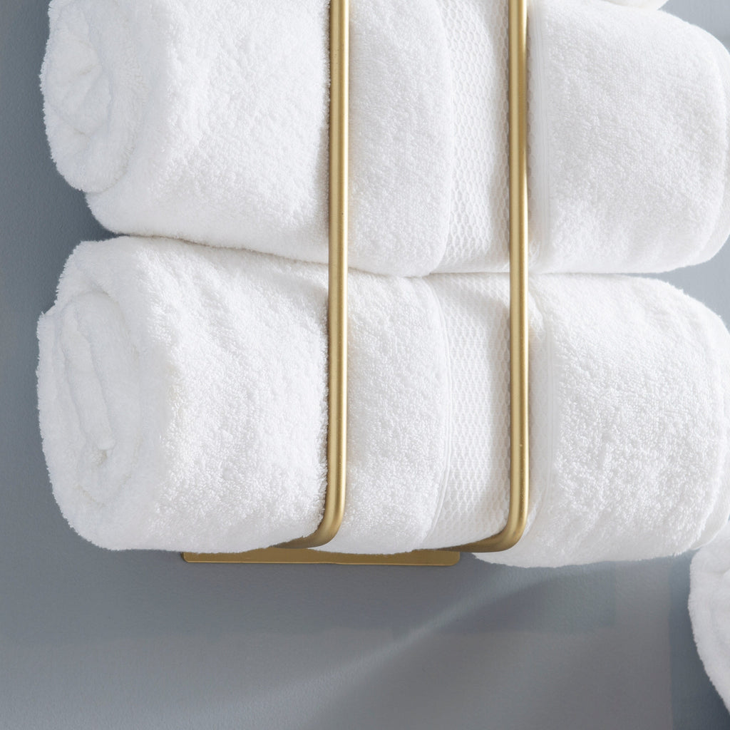 Porte-serviettes mural en métal Tuttle (lot de 2)