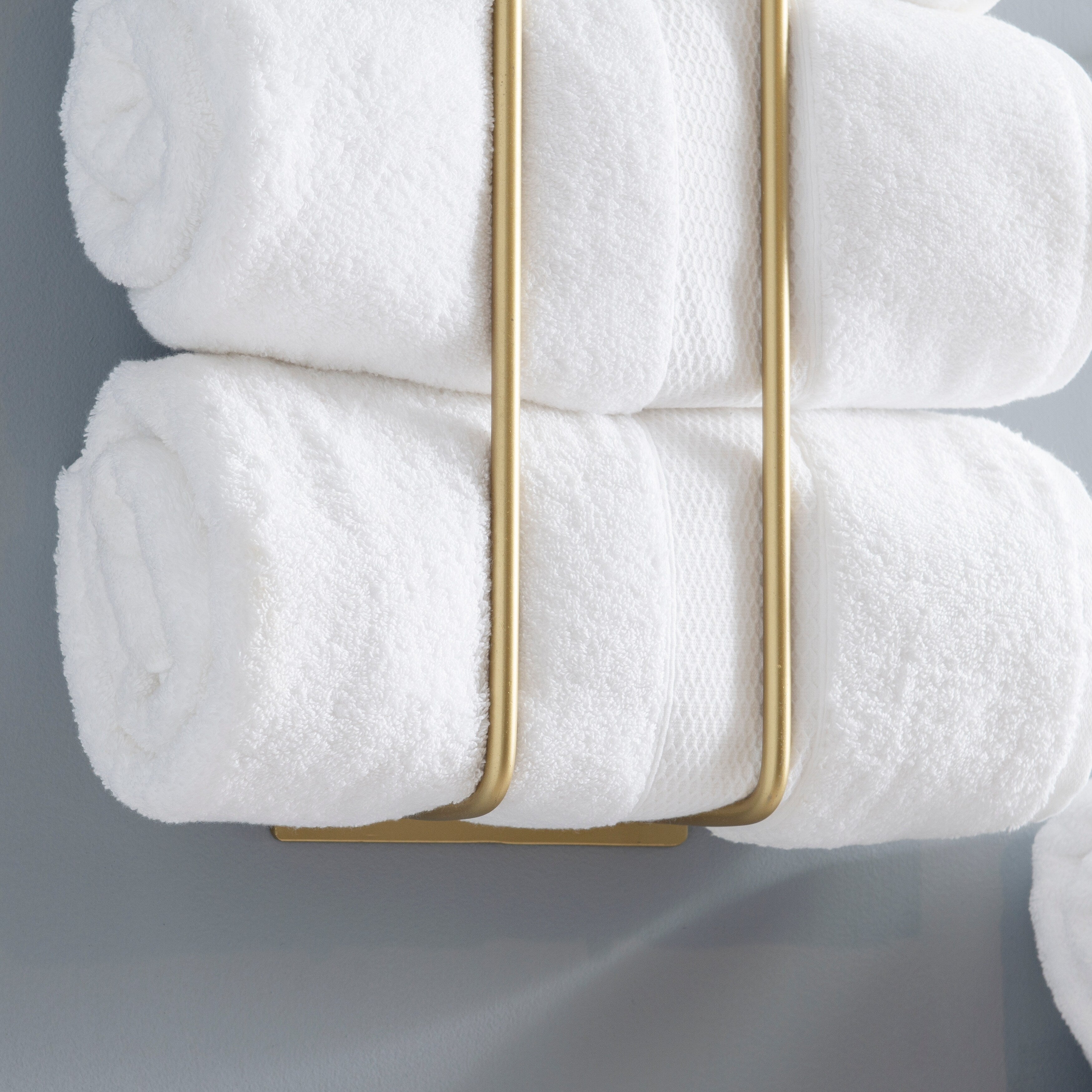 Porte-serviettes mural en métal Tuttle (lot de 2)