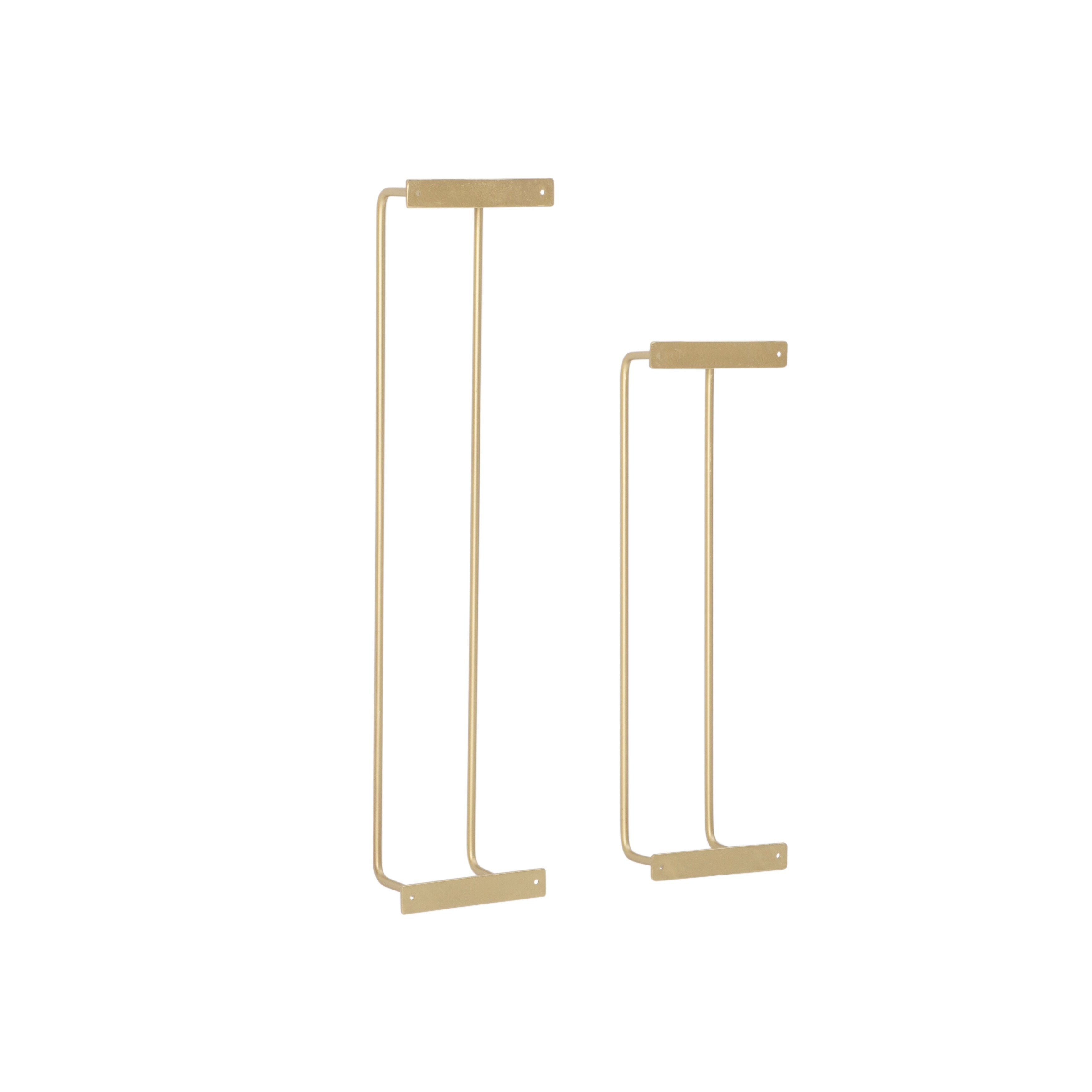 Porte-serviettes mural en métal Tuttle (lot de 2)