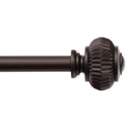 Tringle à rideaux murale UTOPIA ALLEY de 1,9 cm (3/4 po) - Tringles à rideaux réglables, tringles à rideaux dorées, tringles à rideaux décoratives pour chambre à coucher