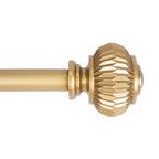 Tringle à rideaux murale UTOPIA ALLEY de 1,9 cm (3/4 po) - Tringles à rideaux réglables, tringles à rideaux dorées, tringles à rideaux décoratives pour chambre à coucher