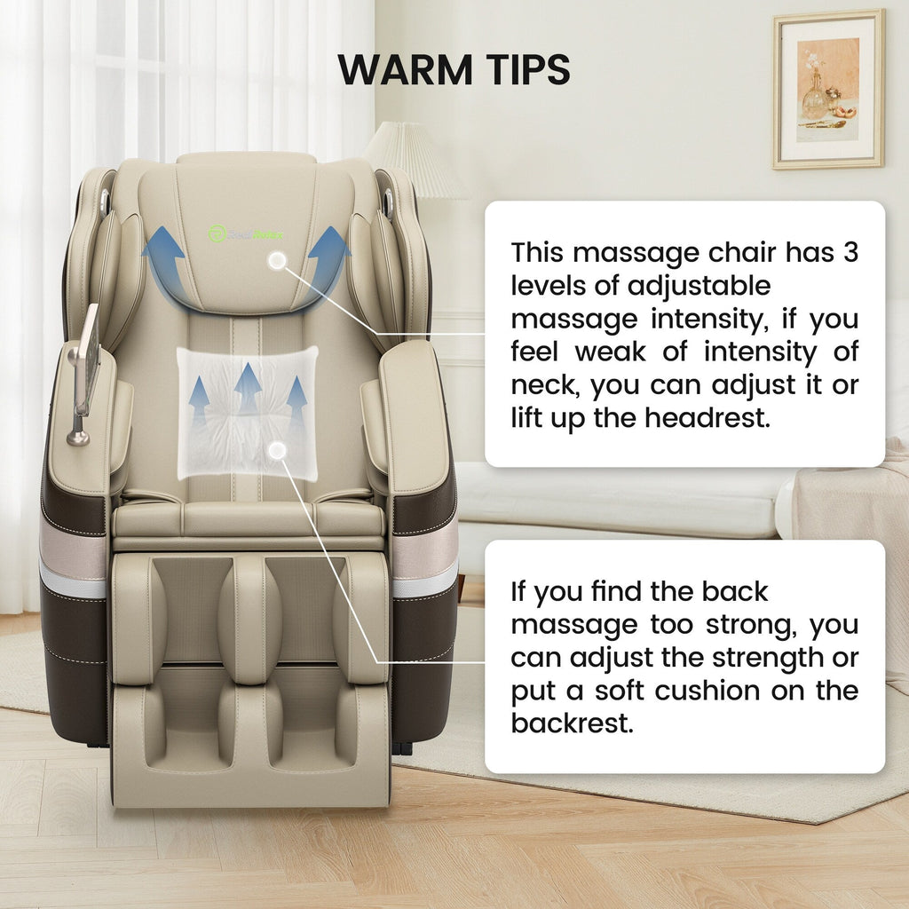 Fauteuil de massage chauffant pour tout le corps Ukuowu Favor-BS04 avec mode zéro gravité et lecteur de musique Bluetooth