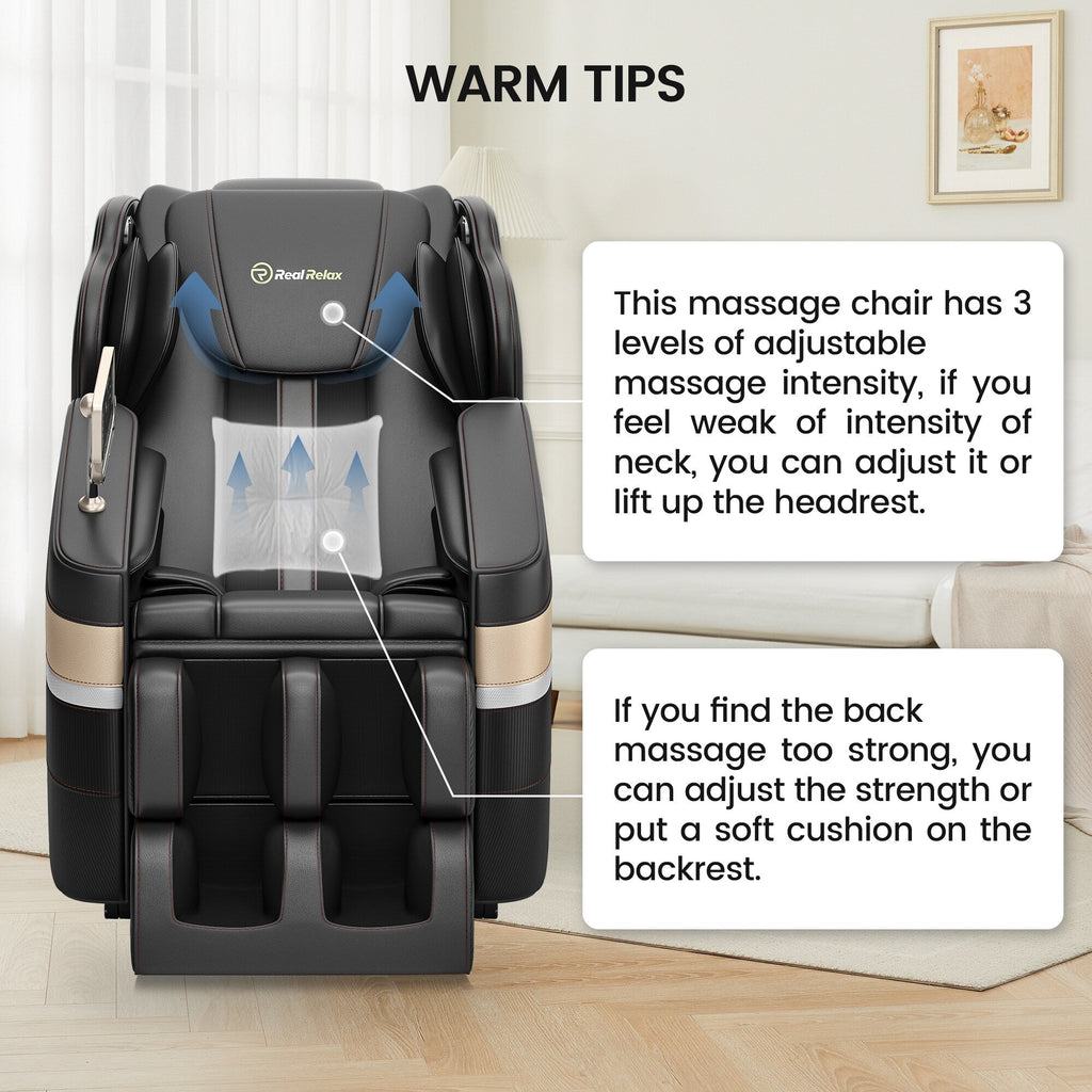 Fauteuil de massage chauffant pour tout le corps Ukuowu Favor-BS04 avec mode zéro gravité et lecteur de musique Bluetooth