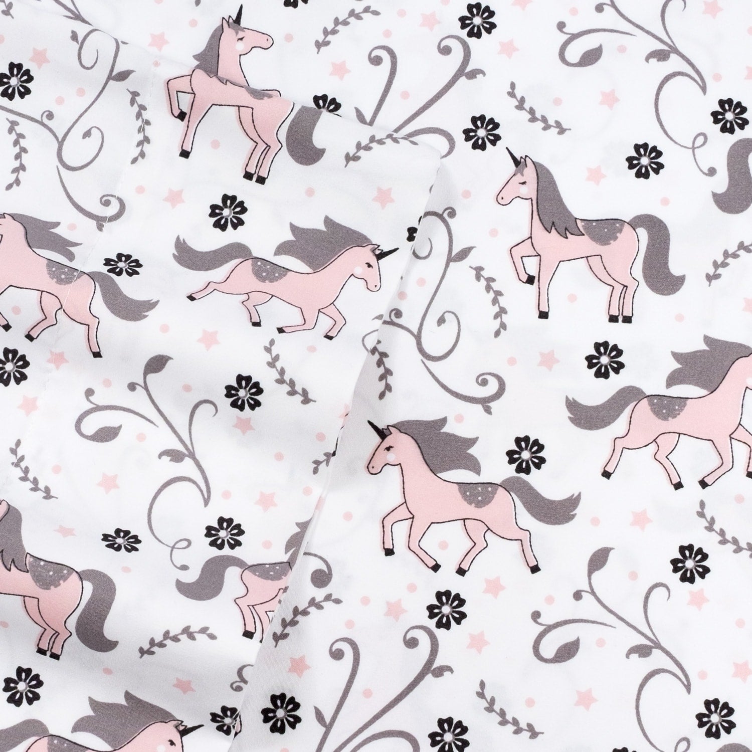 Parure de draps Licornes de Sweet Home Collection