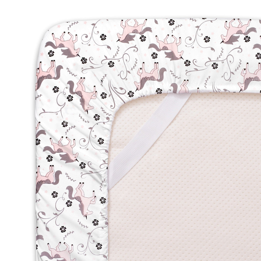 Parure de draps Licornes de Sweet Home Collection
