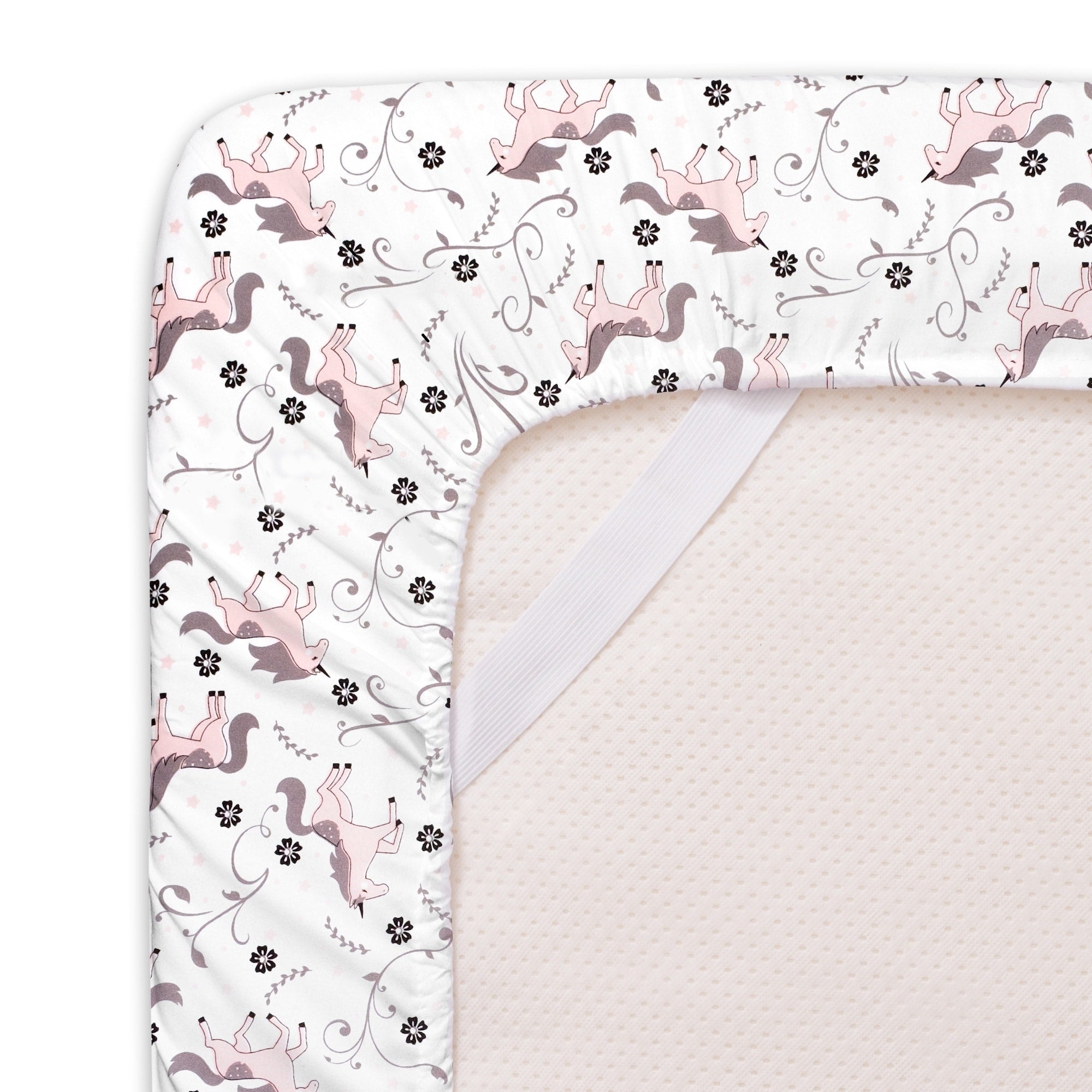 Parure de draps Licornes de Sweet Home Collection