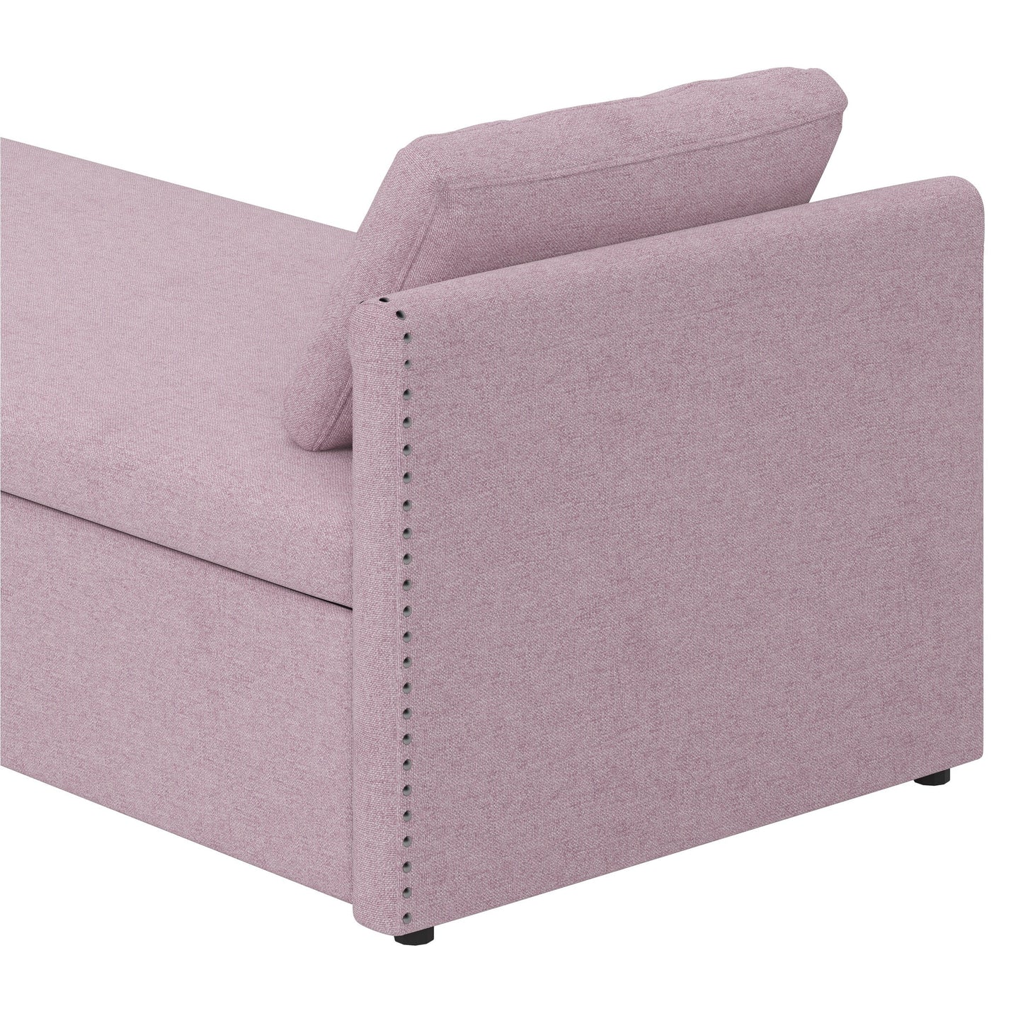 Chaise longue rembourrée avec 2 tiroirs par Harper&amp;Bright Designs