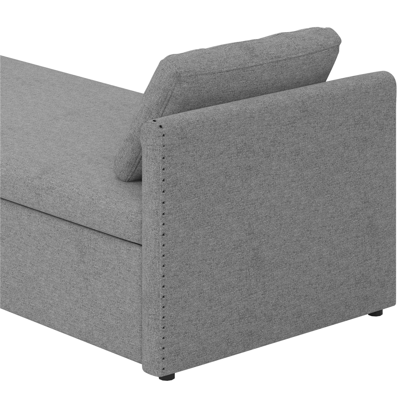 Chaise longue rembourrée avec 2 tiroirs par Harper&amp;Bright Designs