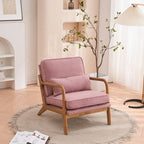 Chaise d'appoint rembourrée moderne du milieu du siècle