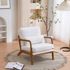 Chaise d'appoint rembourrée moderne du milieu du siècle