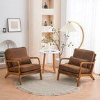 Chaise d'appoint rembourrée moderne du milieu du siècle