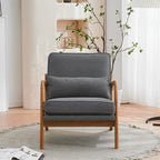 Chaise d'appoint rembourrée moderne du milieu du siècle